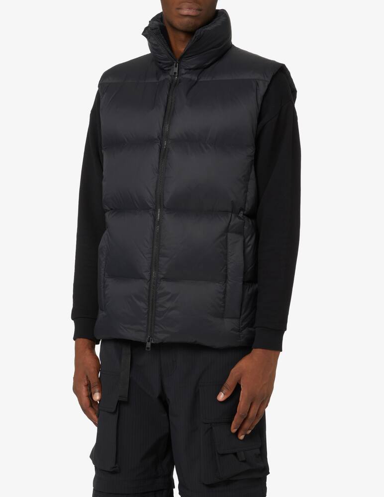 MSGM Puffer gilet with logo - Black - picture 1 MSGM Puffer gilet with logo - Black - picture 1