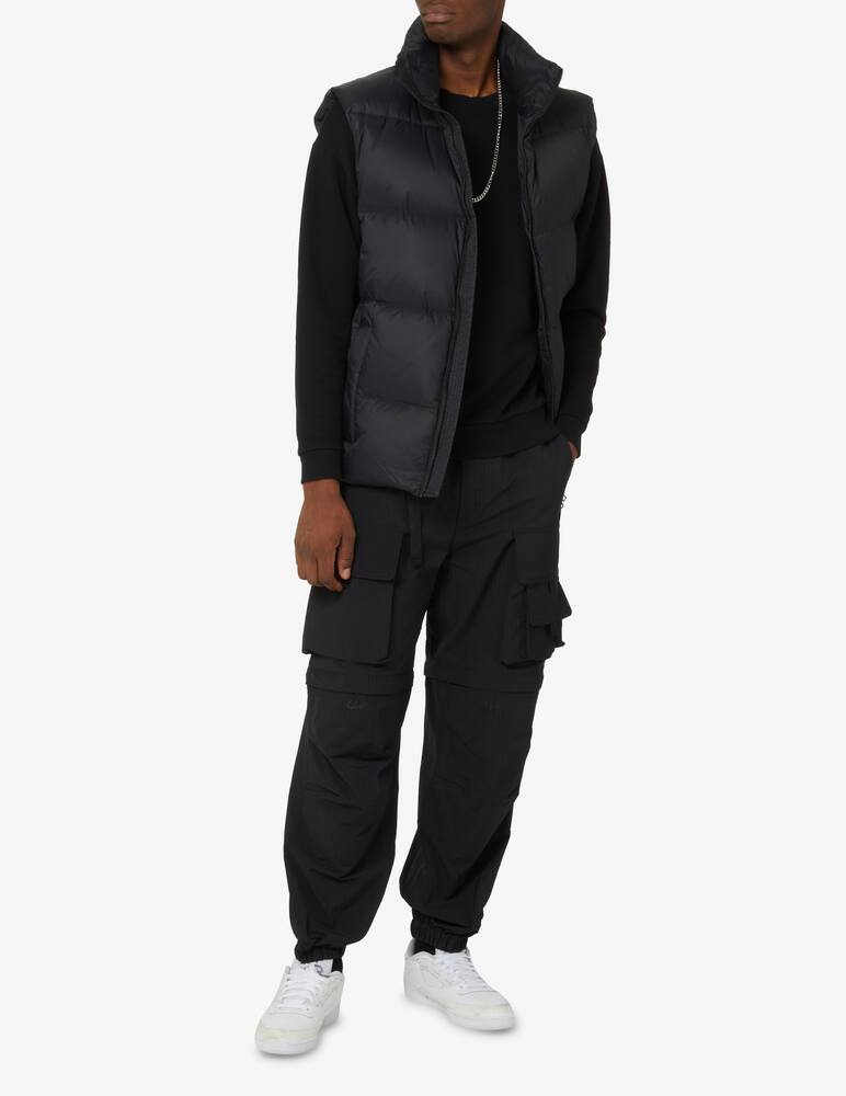 rinascente MSGM Gillet imbottito con logo - Nero