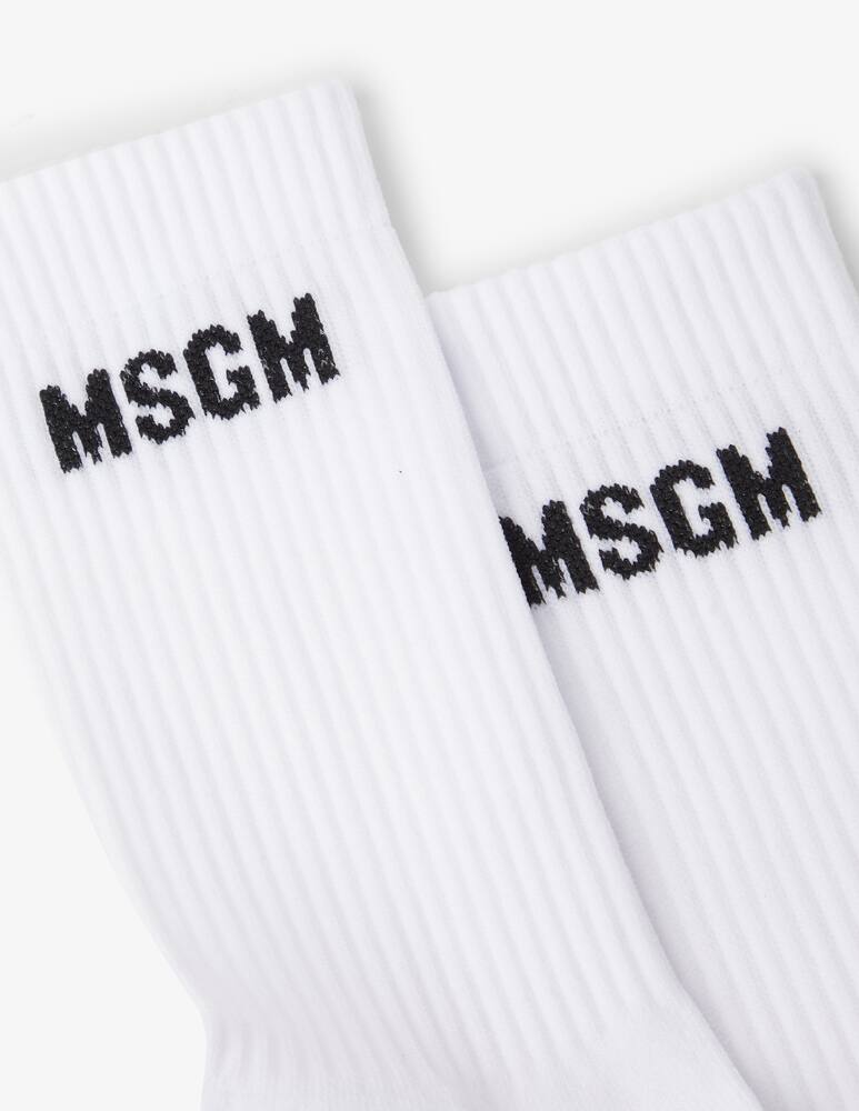 rinascente MSGM Logo socks - White