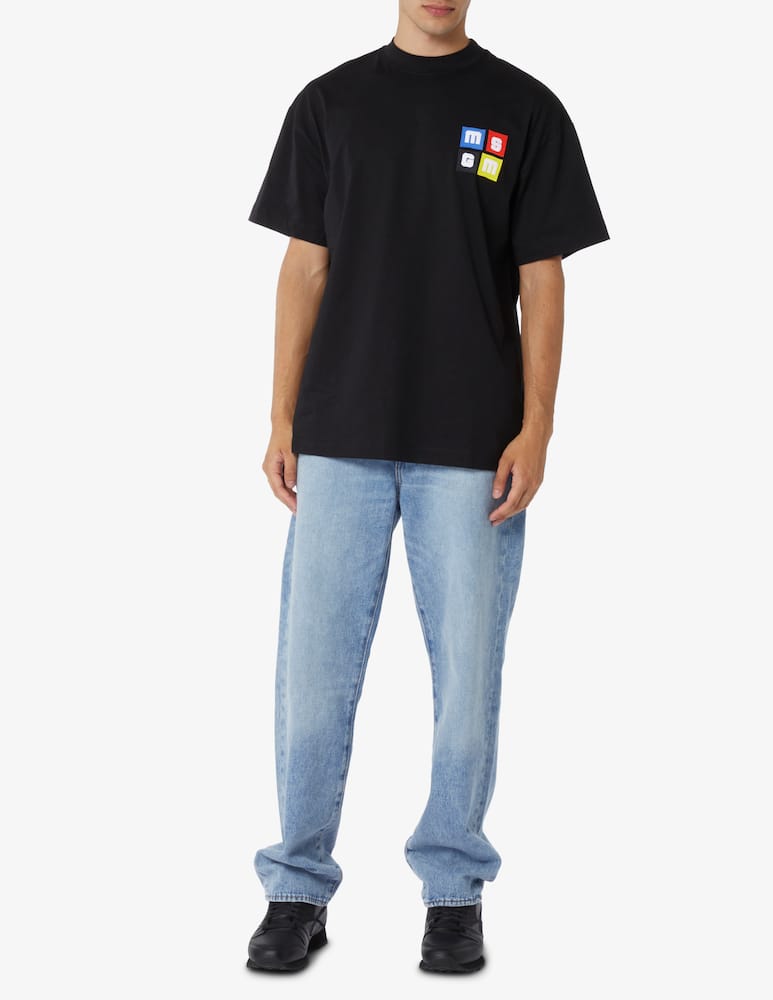 rinascente MSGM Maglietta con patch - Nero