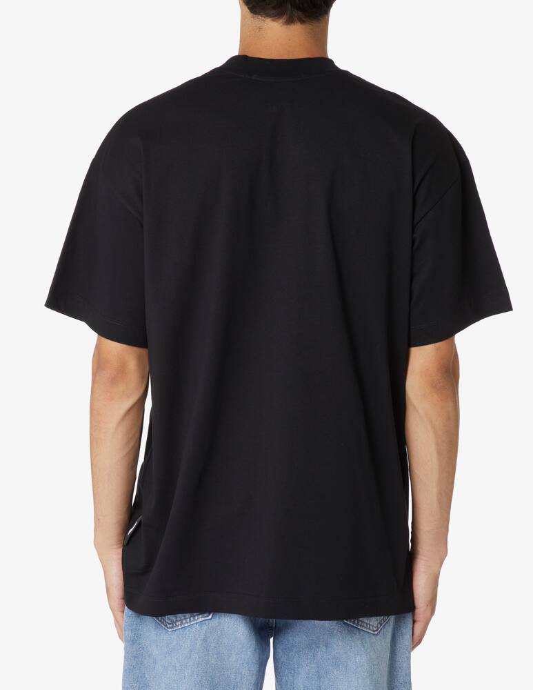 rinascente MSGM Maglietta con patch - Nero