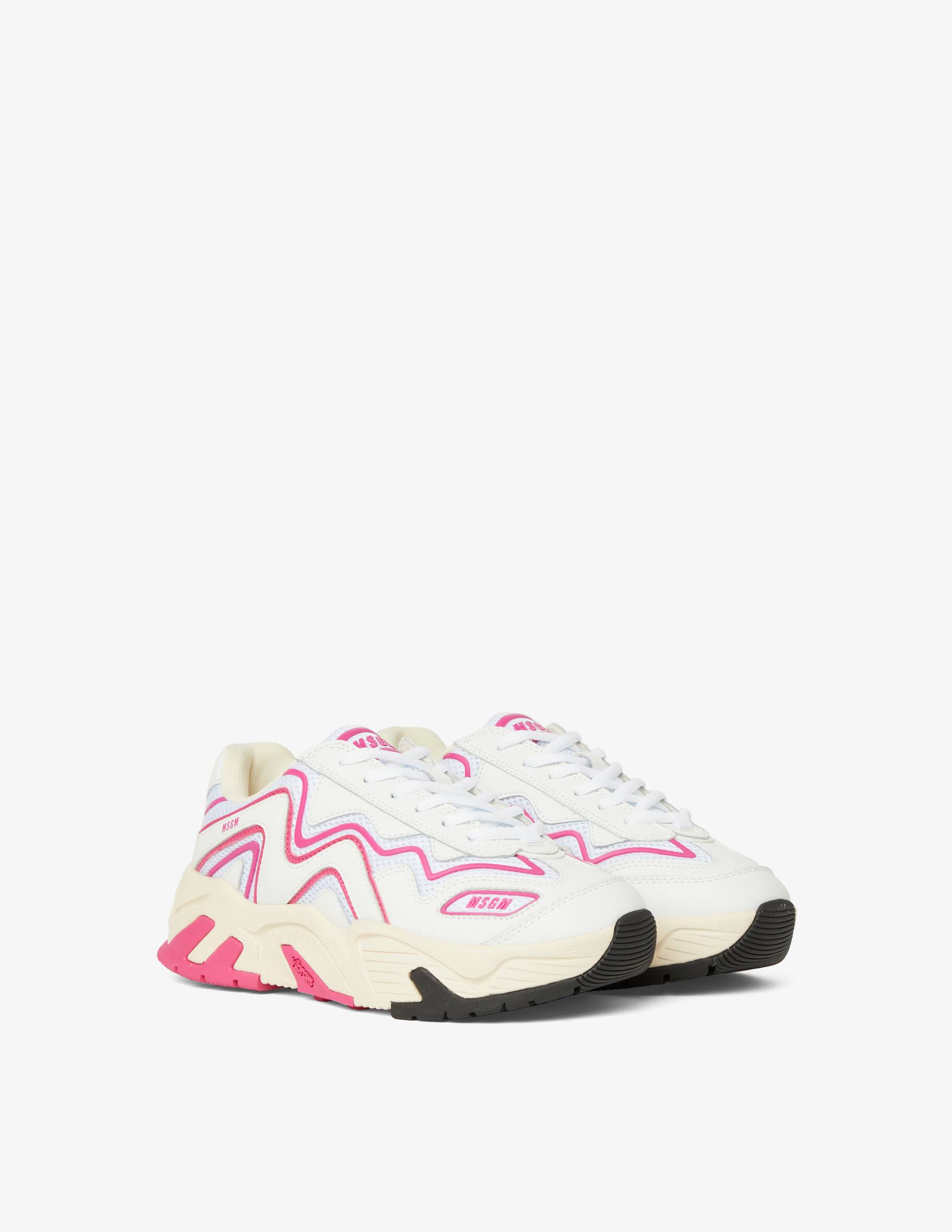 Shop MSGM Vortex sneakers with Vibeam sole on Rinascente
