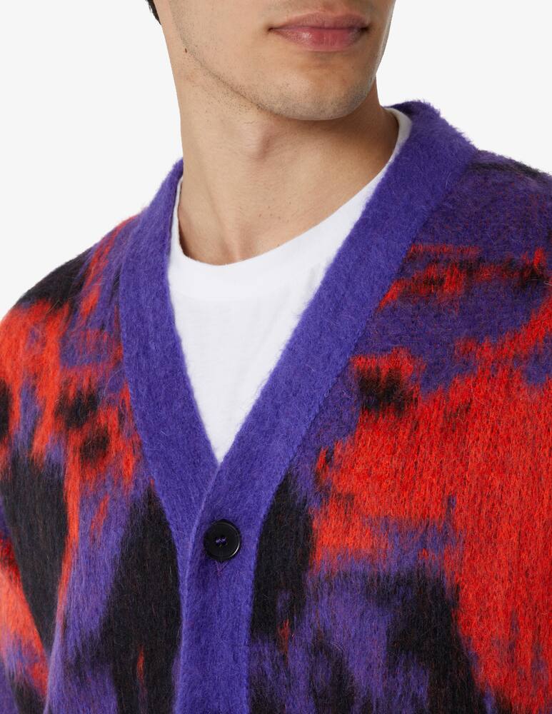 rinascente MSGM Cardigan in mohair - Viola