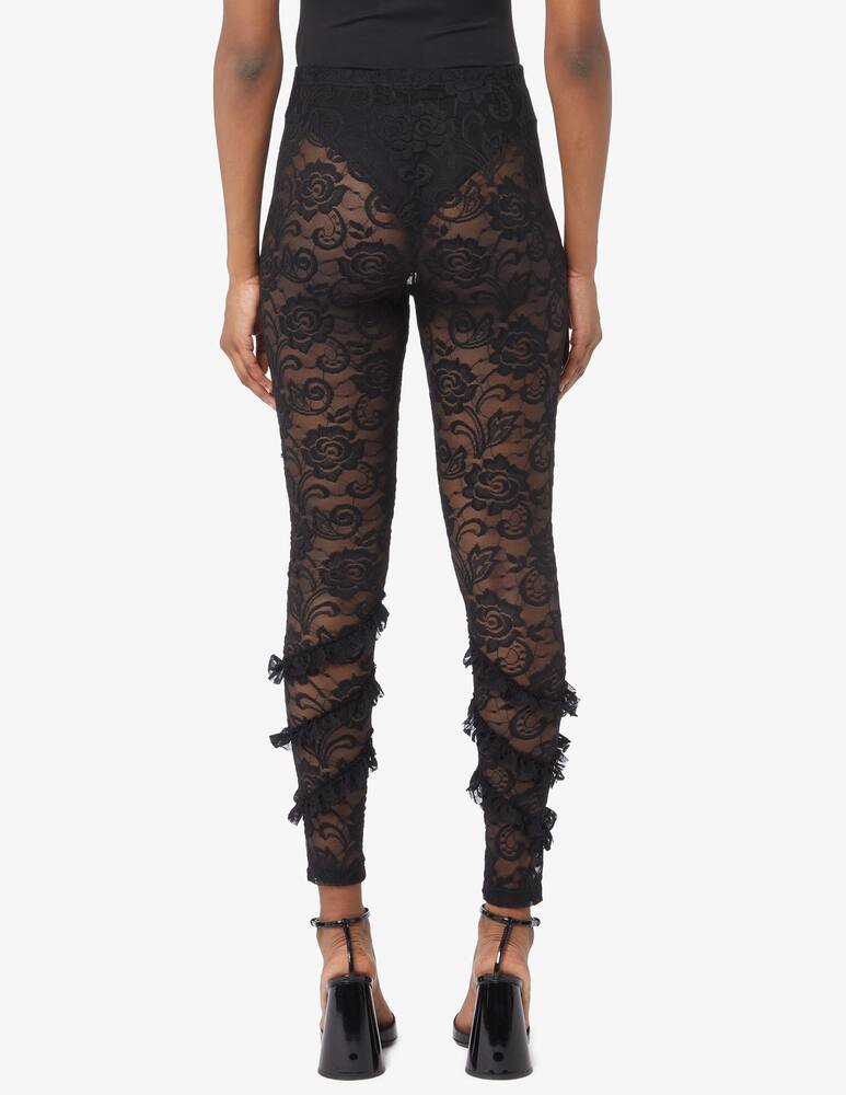 rinascente MSGM Leggings Elas pizzo rouches