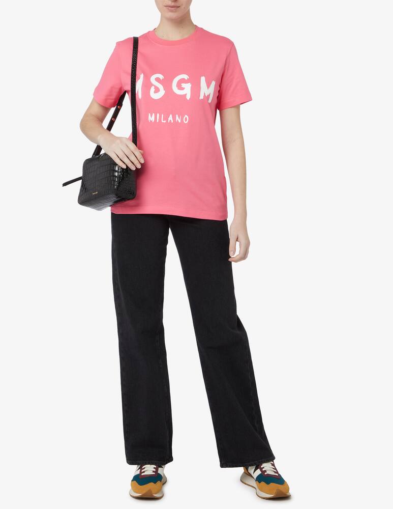 rinascente MSGM T-shirt in cotone - Rosa