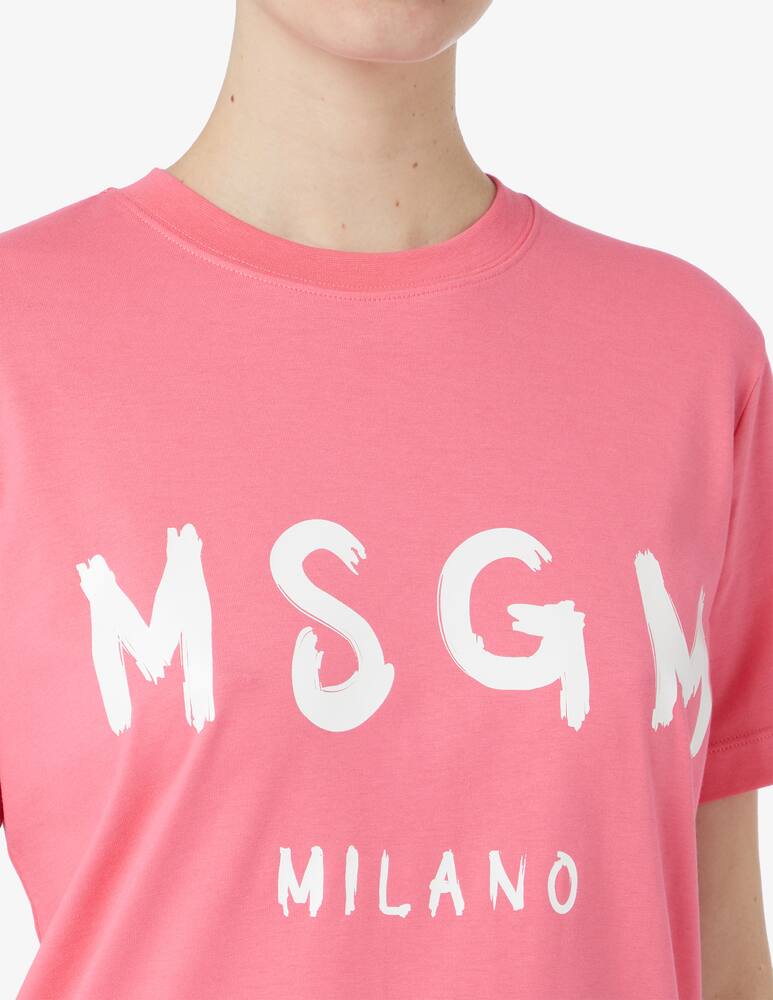 rinascente MSGM T-shirt in cotone - Rosa