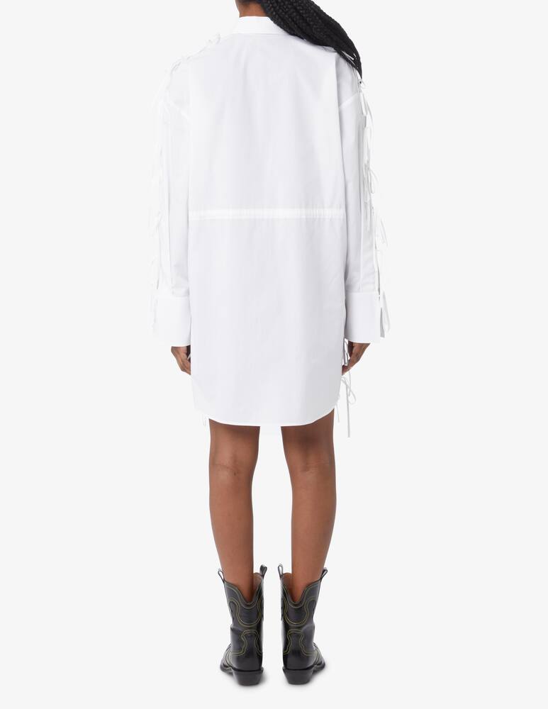 rinascente MSGM Cotton mini chemisier dress