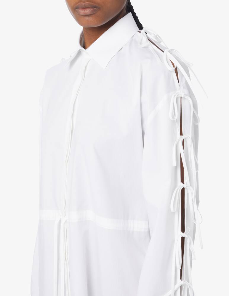 rinascente MSGM Cotton mini chemisier dress