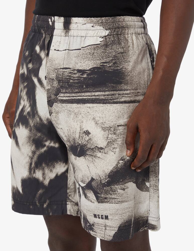 rinascente MSGM Printed multicolor bermuda 