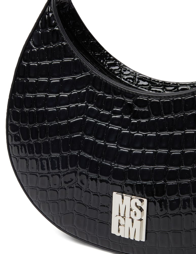 rinascente MSGM Leather hobo bag