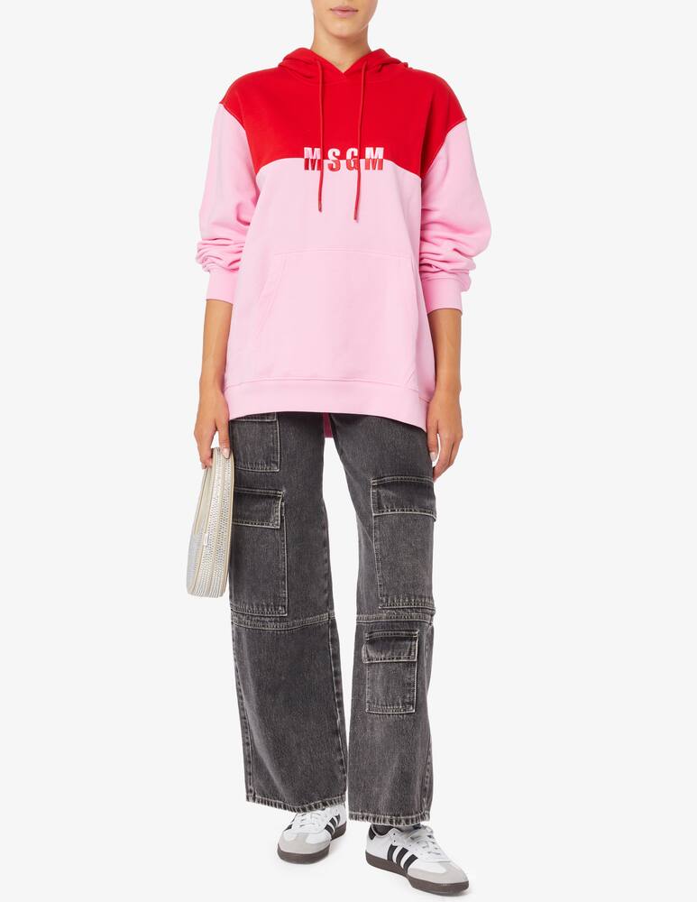 rinascente MSGM Felpa con cappuccio in cotone