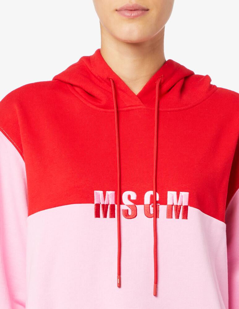 rinascente MSGM Felpa con cappuccio in cotone
