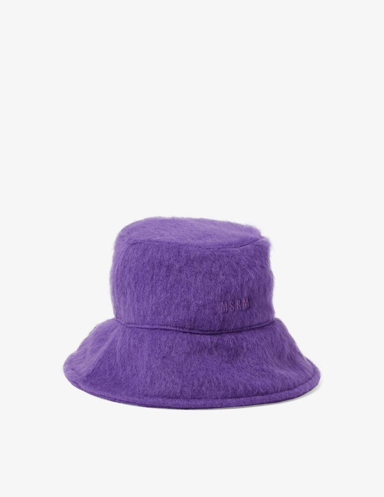 rinascente MSGM Short fur bucket hat