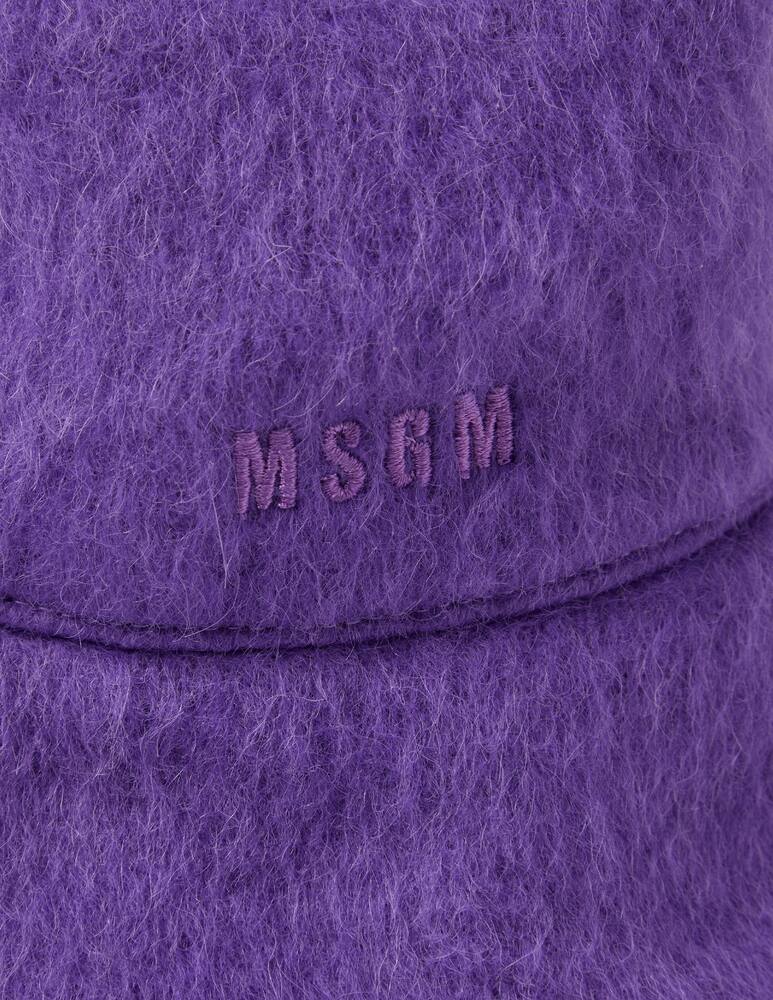rinascente MSGM Short fur bucket hat