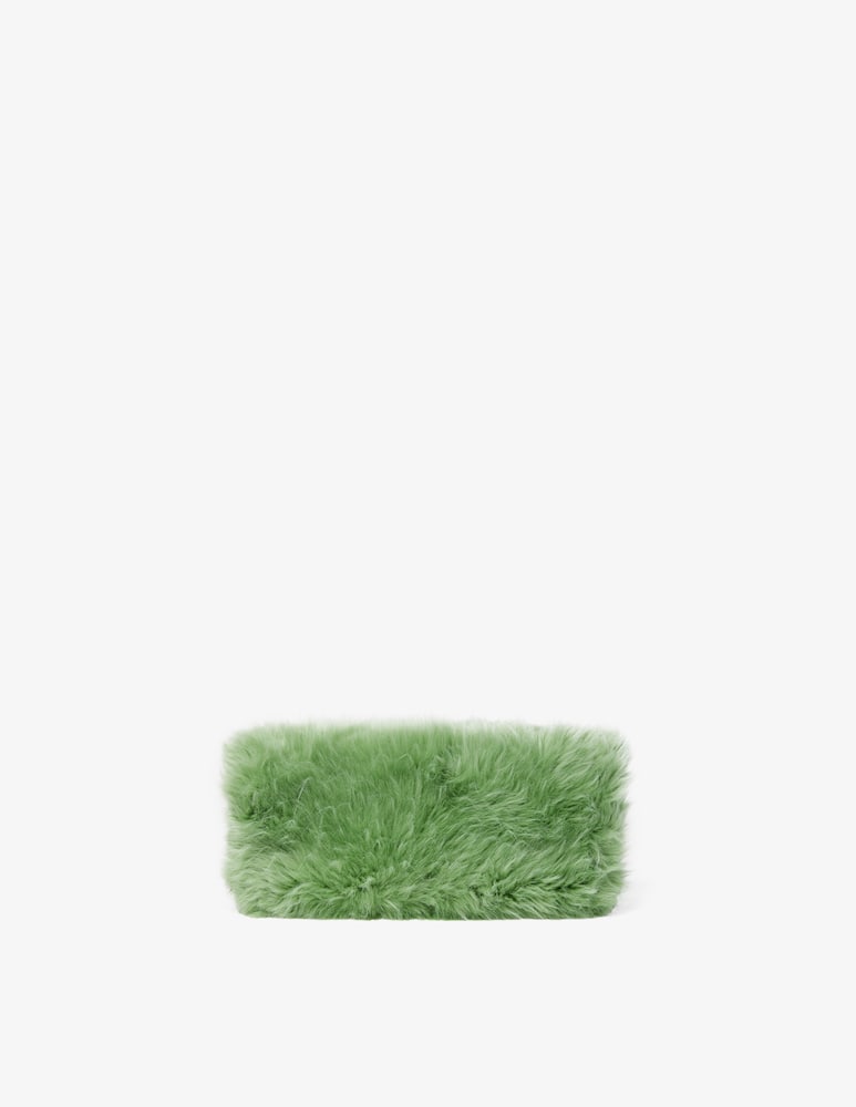 rinascente MSGM Max fur pouch bag