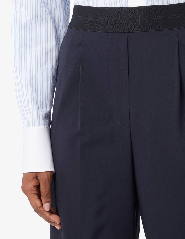 rinascente MSGM Wide-leg wool trousers