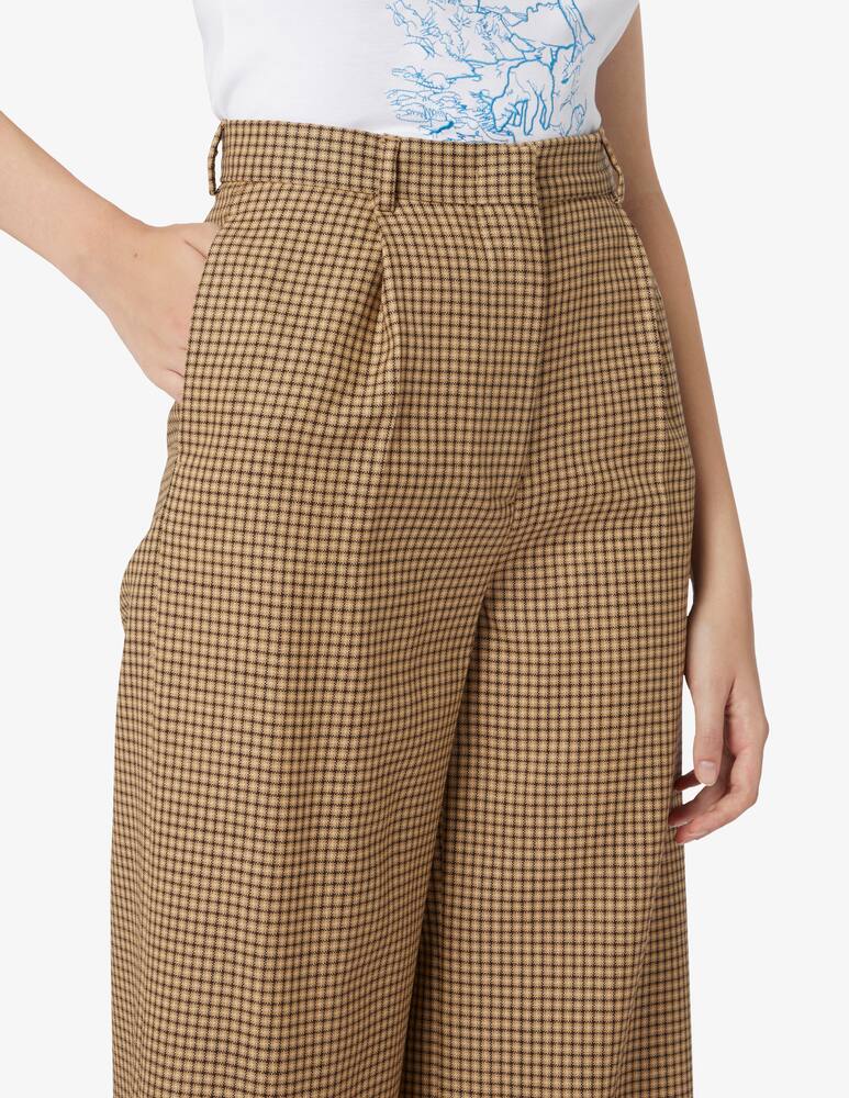 rinascente MSGM Pantaloni a vita alta in lana