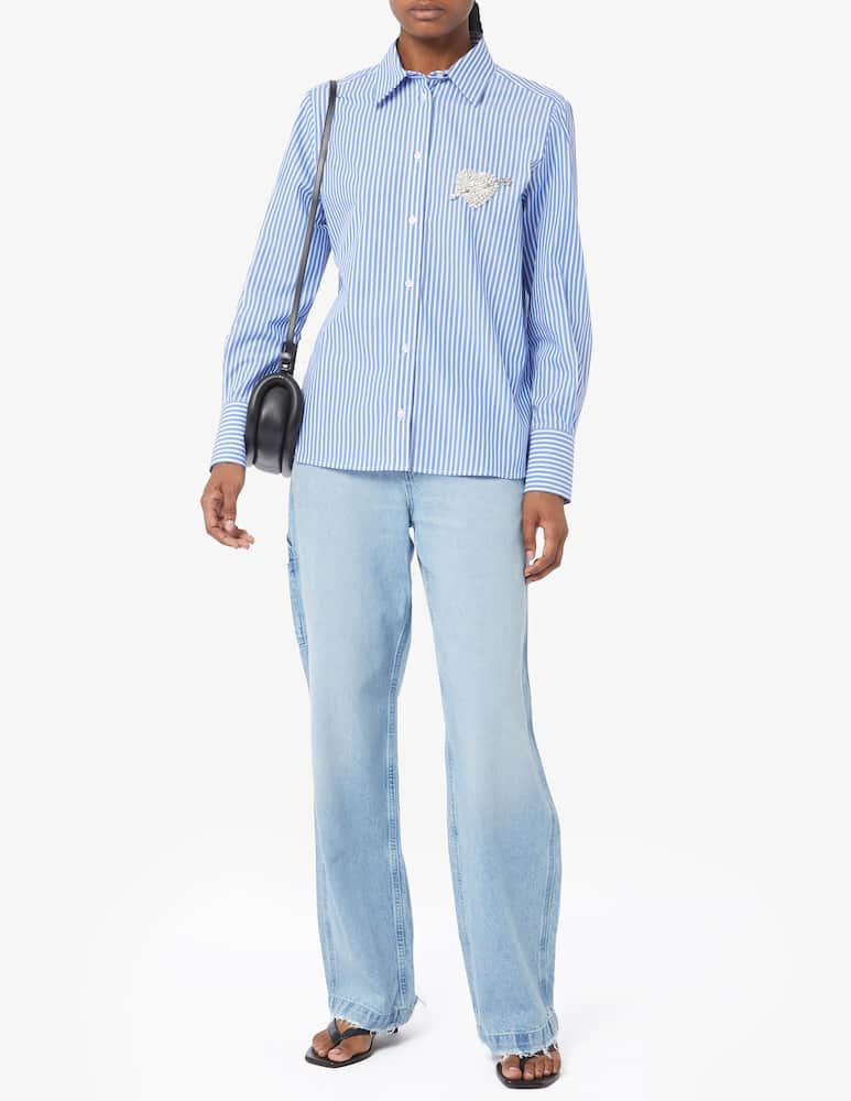 rinascente MSGM Camicia a righe in cotone