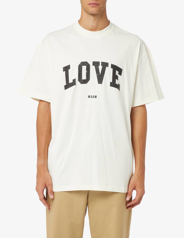 rinascente MSGM Maglietta stampa love