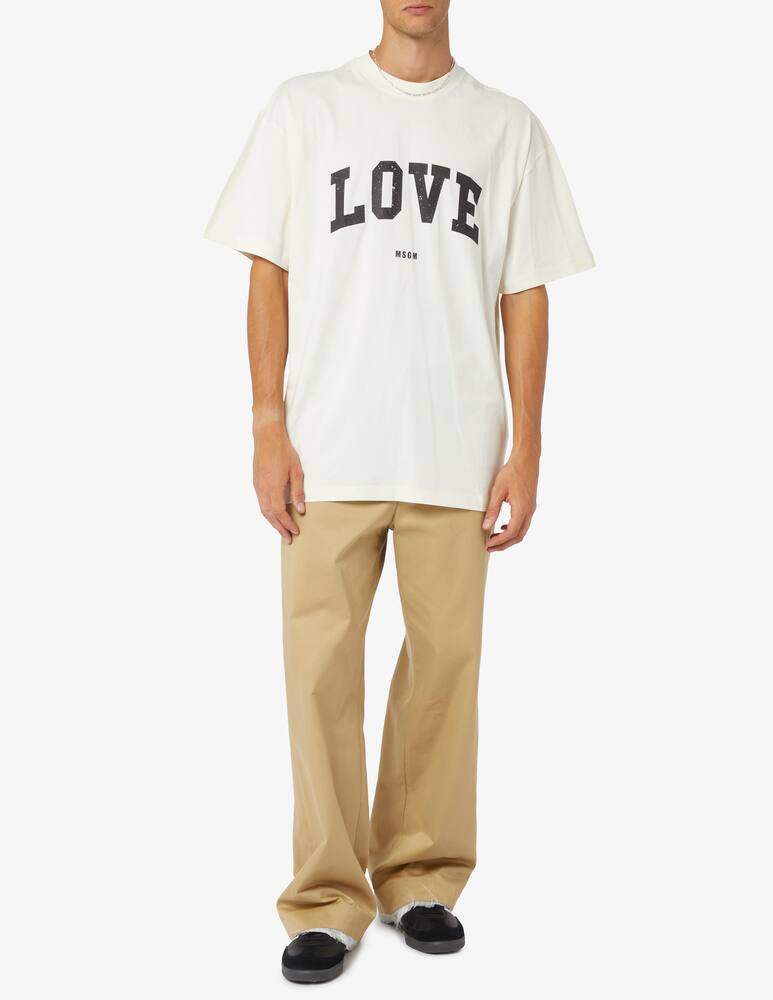rinascente MSGM Maglietta stampa love