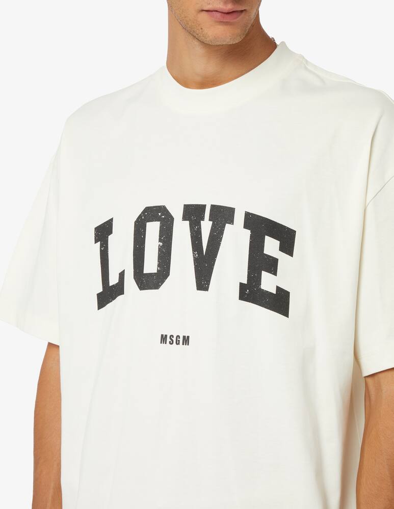 rinascente MSGM Maglietta stampa love