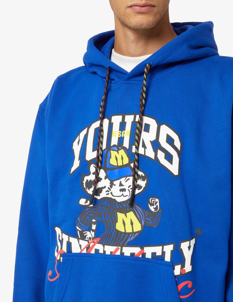 rinascente MSGM Felpa con cappuccio mascotte