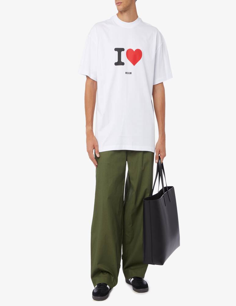 rinascente MSGM Maglietta stampa i love msgm