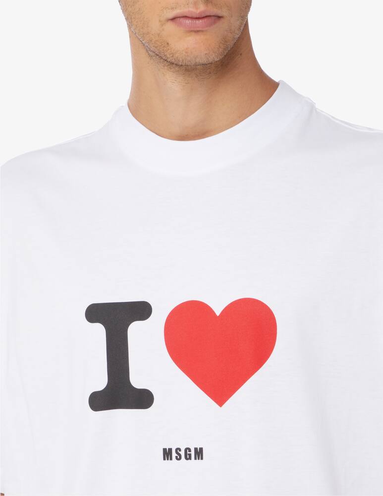 rinascente MSGM Maglietta stampa i love msgm