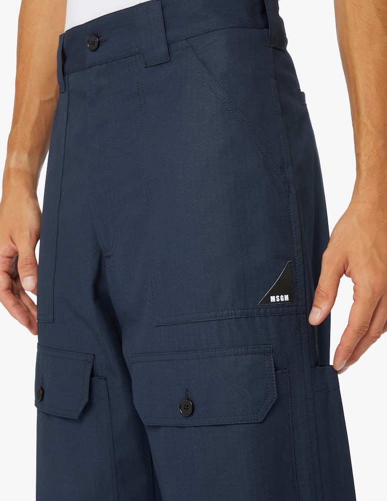 MSGM Pantaloni cargo elastico fondo - immagine 4 MSGM Pantaloni cargo elastico fondo - immagine 4