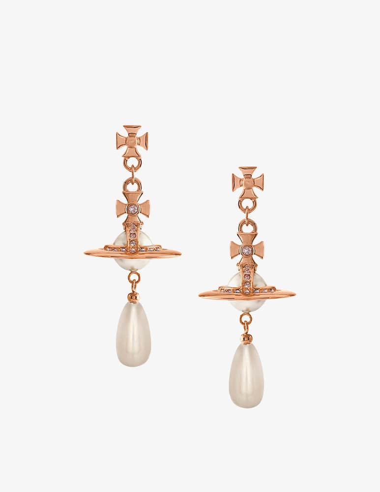 Vivienne Westwood Pearl drop earring - picture 1 Vivienne Westwood Pearl drop earring - picture 1