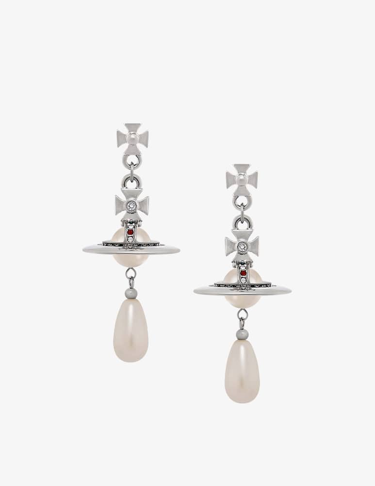 Vivienne Westwood Pearl drop earring - picture 1 Vivienne Westwood Pearl drop earring - picture 1
