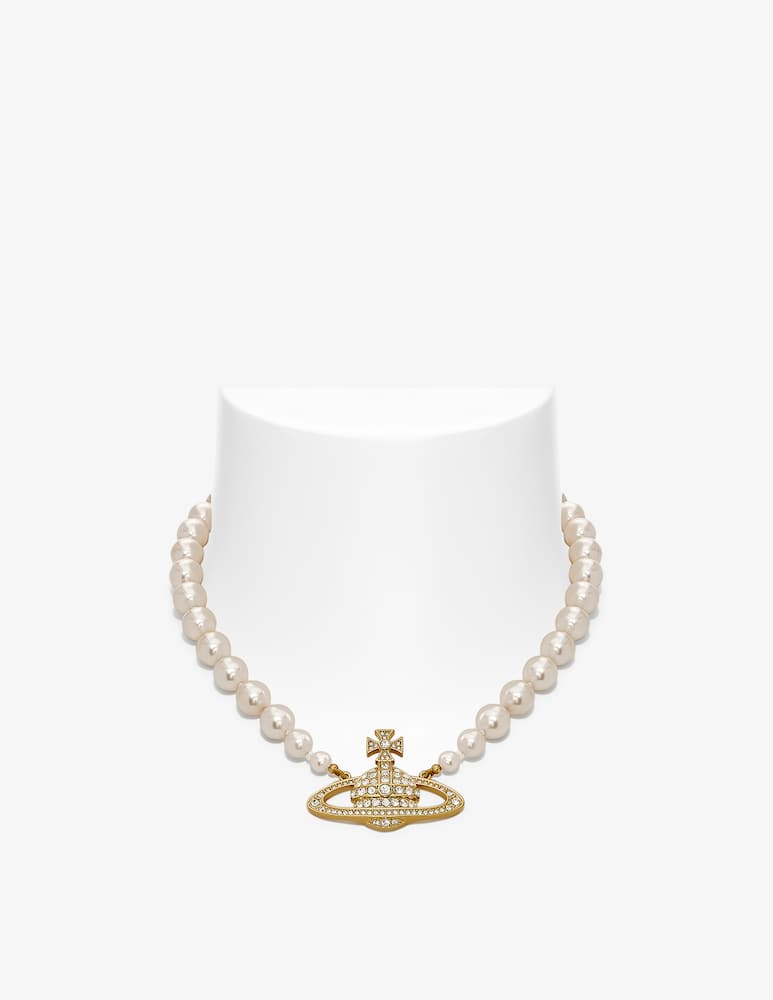 Vivienne Westwood One row pearl relief choker - picture 1 Vivienne Westwood One row pearl relief choker - picture 1
