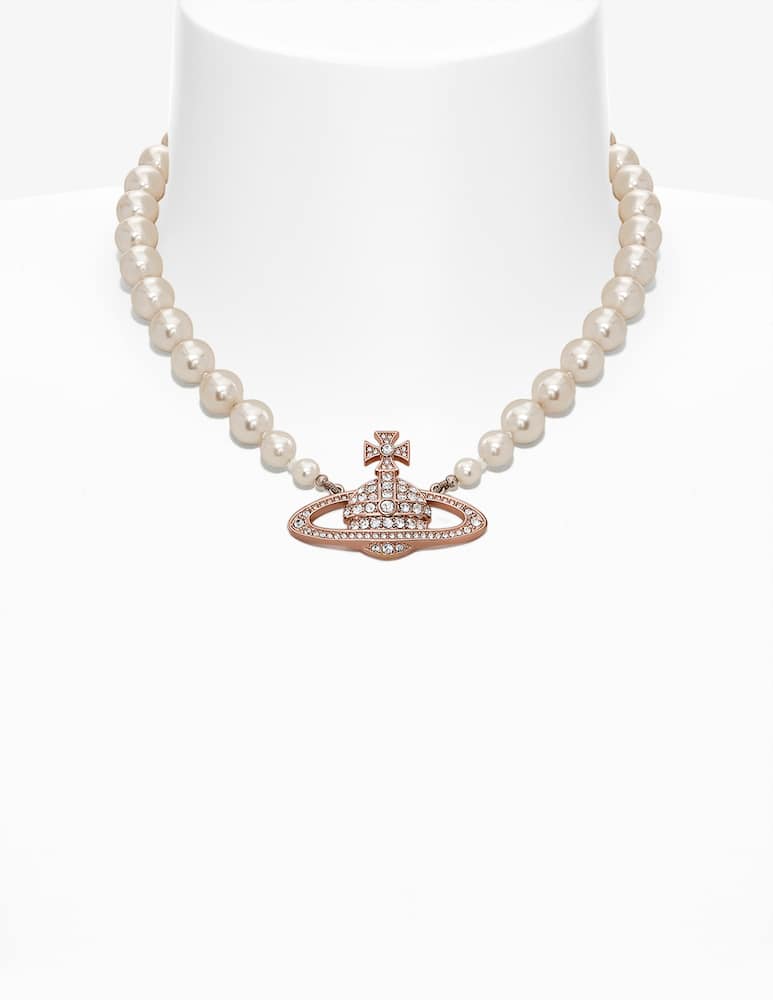 Vivienne Westwood One row pearl bas relief - picture 1 Vivienne Westwood One row pearl bas relief - picture 1
