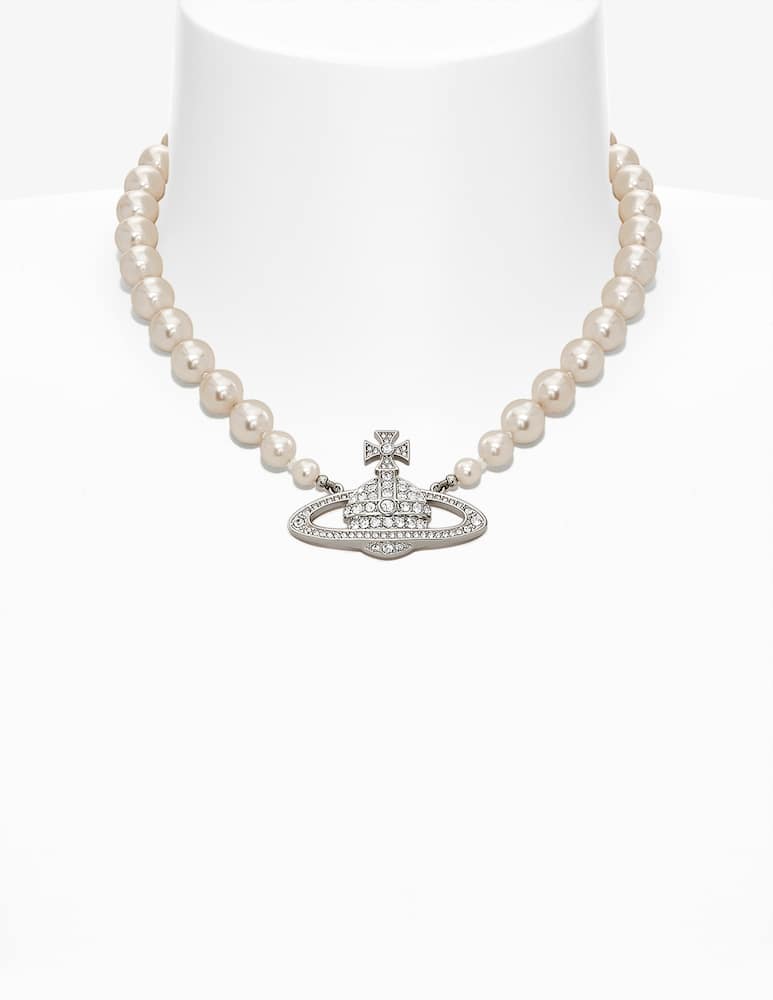Vivienne Westwood One row pearl relief choker - picture 1 Vivienne Westwood One row pearl relief choker - picture 1