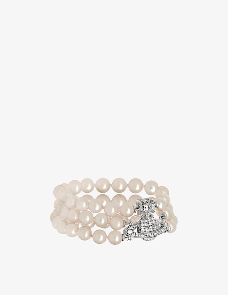 rinascente Vivienne Westwood Bracciale Graziella tre fili di perle