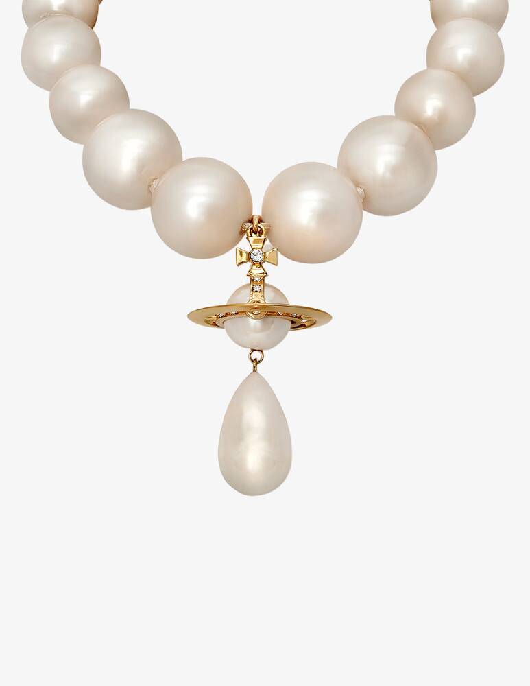 rinascente Vivienne Westwood Collana con gocce di perle giganti