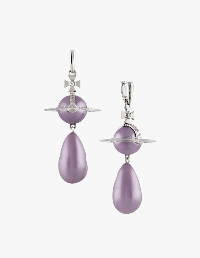 Vivienne Westwood Orecchini pendenti con perle giganti - immagine 1 Vivienne Westwood Orecchini pendenti con perle giganti - immagine 1