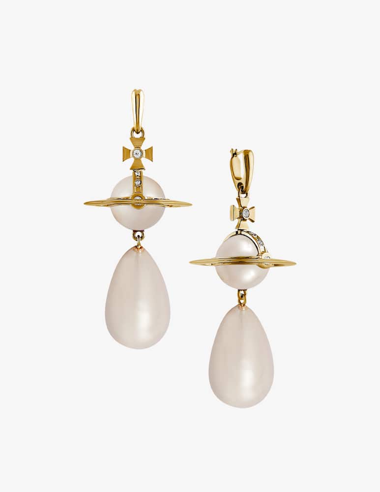Vivienne Westwood Orecchini pendenti con perle giganti - immagine 1 Vivienne Westwood Orecchini pendenti con perle giganti - immagine 1