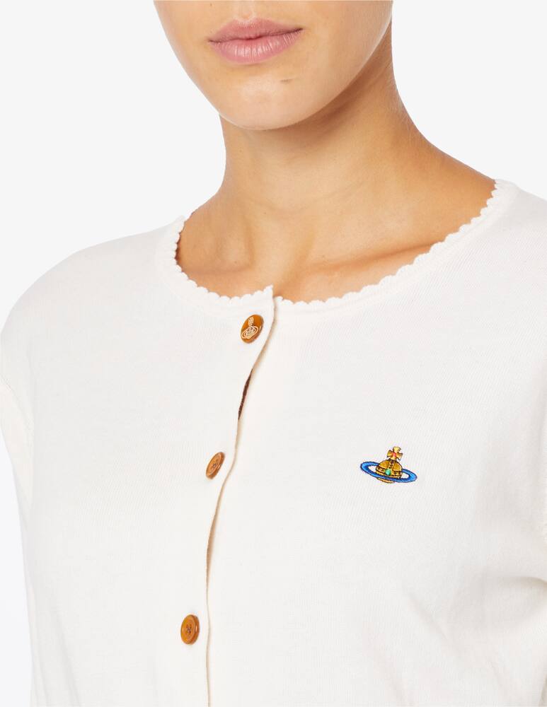rinascente Vivienne Westwood Cardigan corto con logo Bea