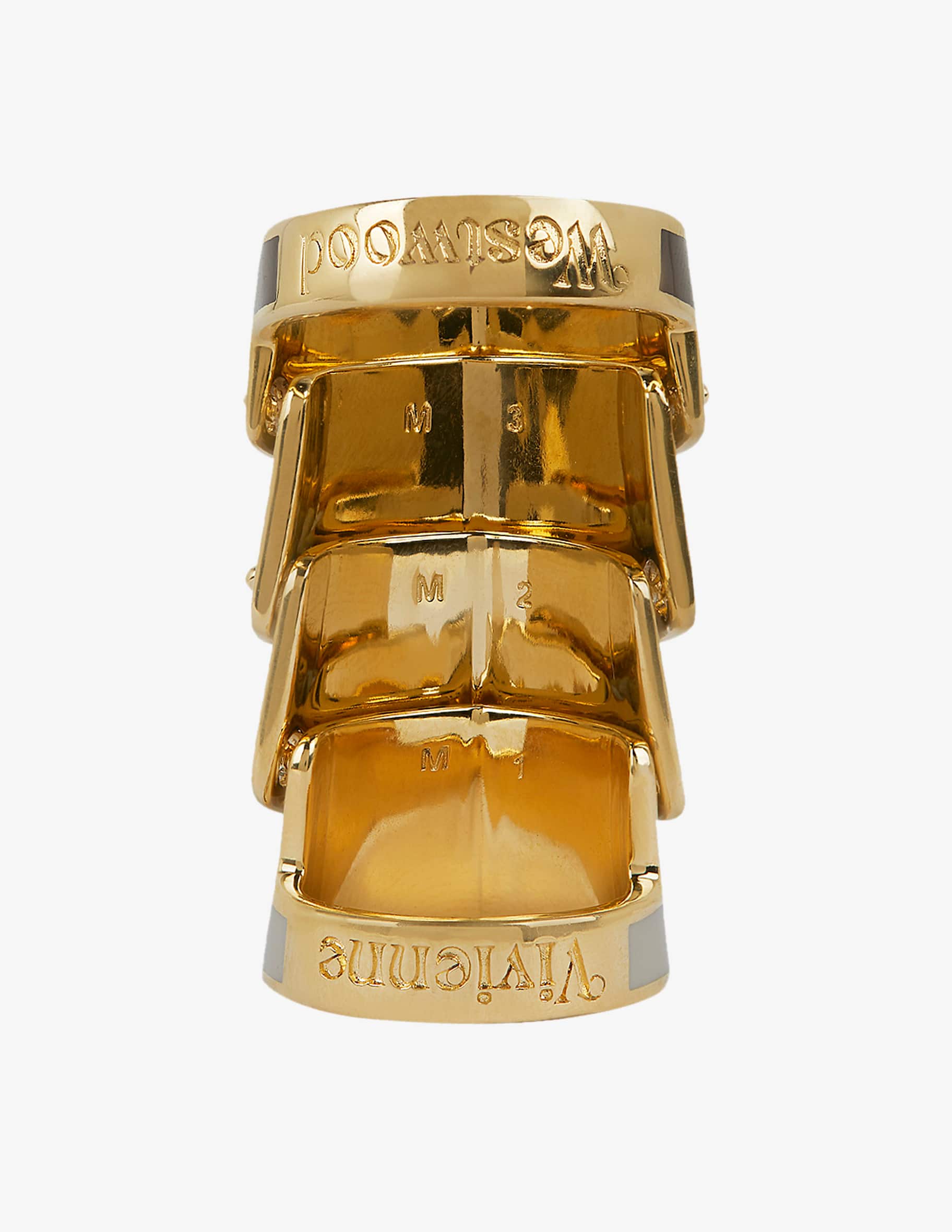 Vivienne Westwood｜ARTEMISリング　ゴールド×ブラウン Vivienne Westwood Artemis Armor Yellow Gold Ring Size M | eBay