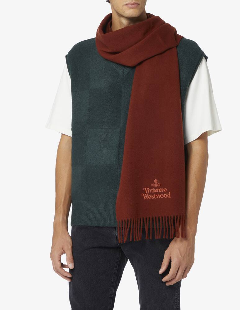 rinascente Vivienne Westwood Sciarpa ricamo 30x180
