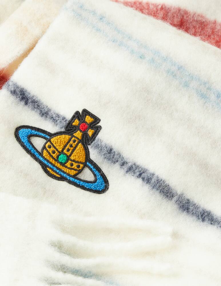 rinascente Vivienne Westwood Sciarpa a righe 30x200 chunky