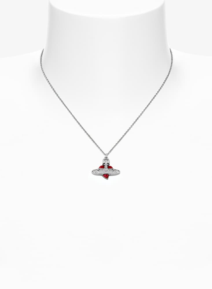 Vivienne Westwood Nuovo ciondolo a cuore di strass - immagine 1 Vivienne Westwood Nuovo ciondolo a cuore di strass - immagine 1