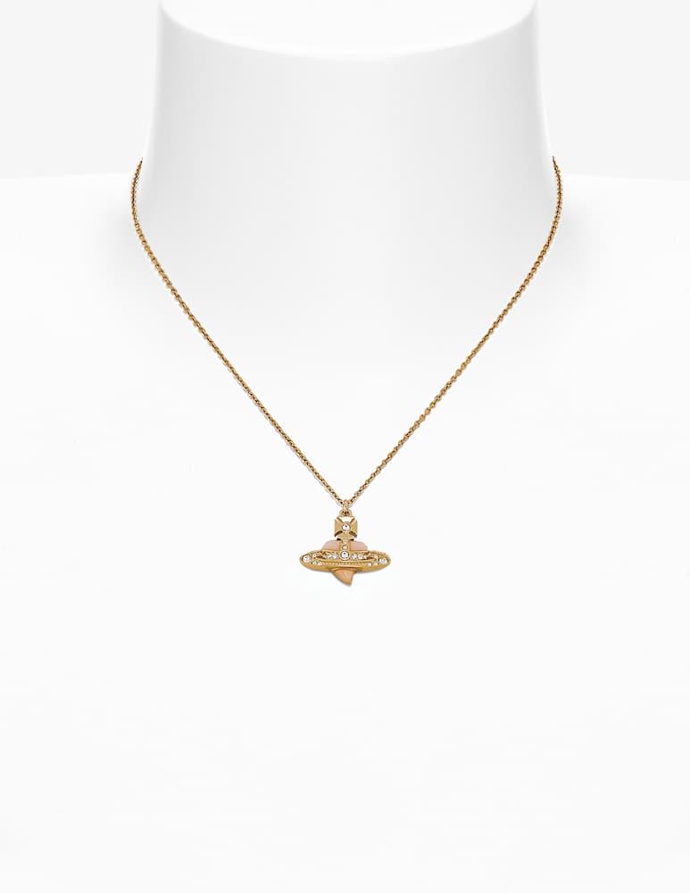 rinascente Vivienne Westwood New diamante heart pendant necklace