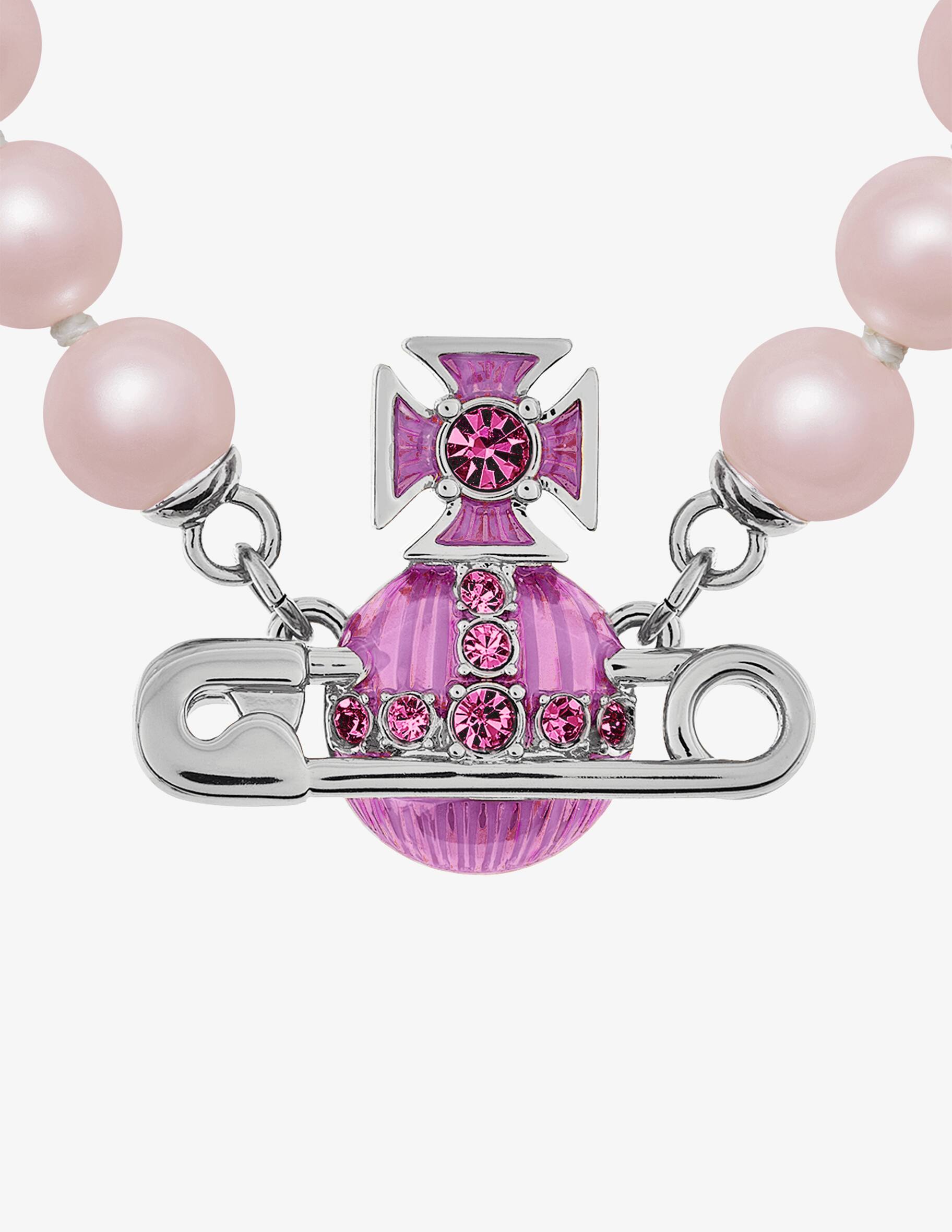 【Vivienne Westwood】Collana con perle Simonetta Vivienne Westwood Necklace Simonetta Pearl Silver in 100
