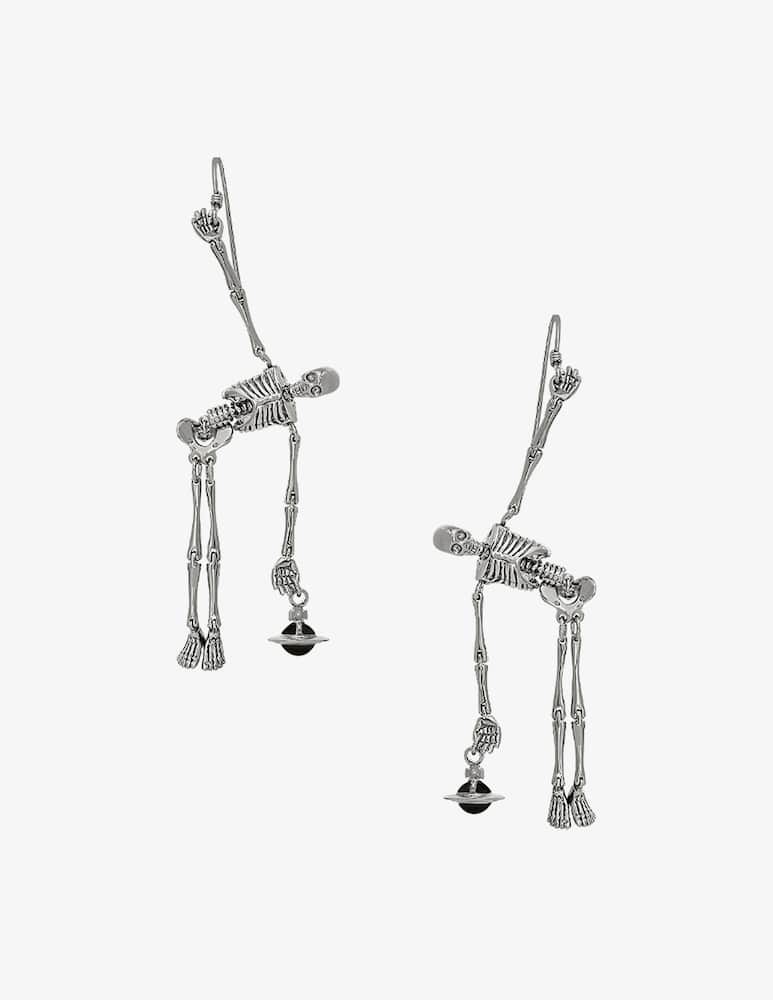 rinascente Vivienne Westwood Skeleton earrings