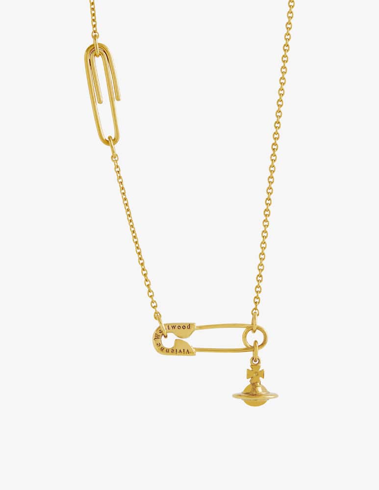 rinascente Vivienne Westwood Safety pin pendant
