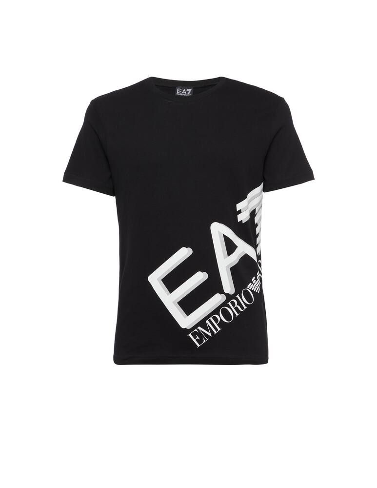 rinascente EA7 T-shirt con logo obliquo