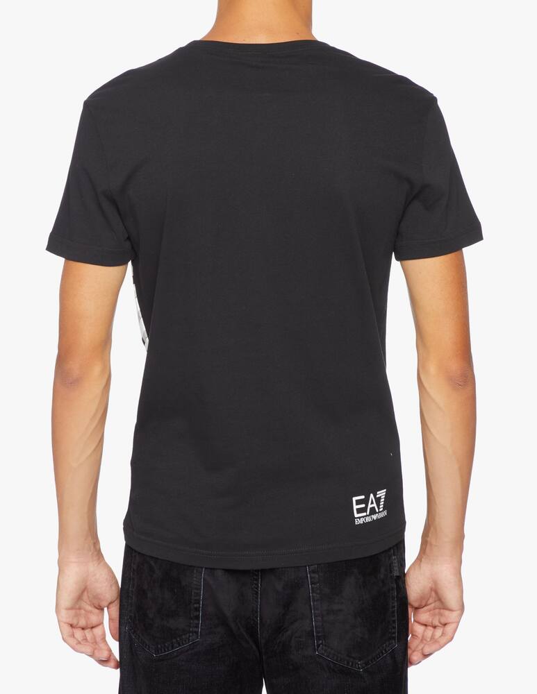 rinascente EA7 T-shirt con logo obliquo