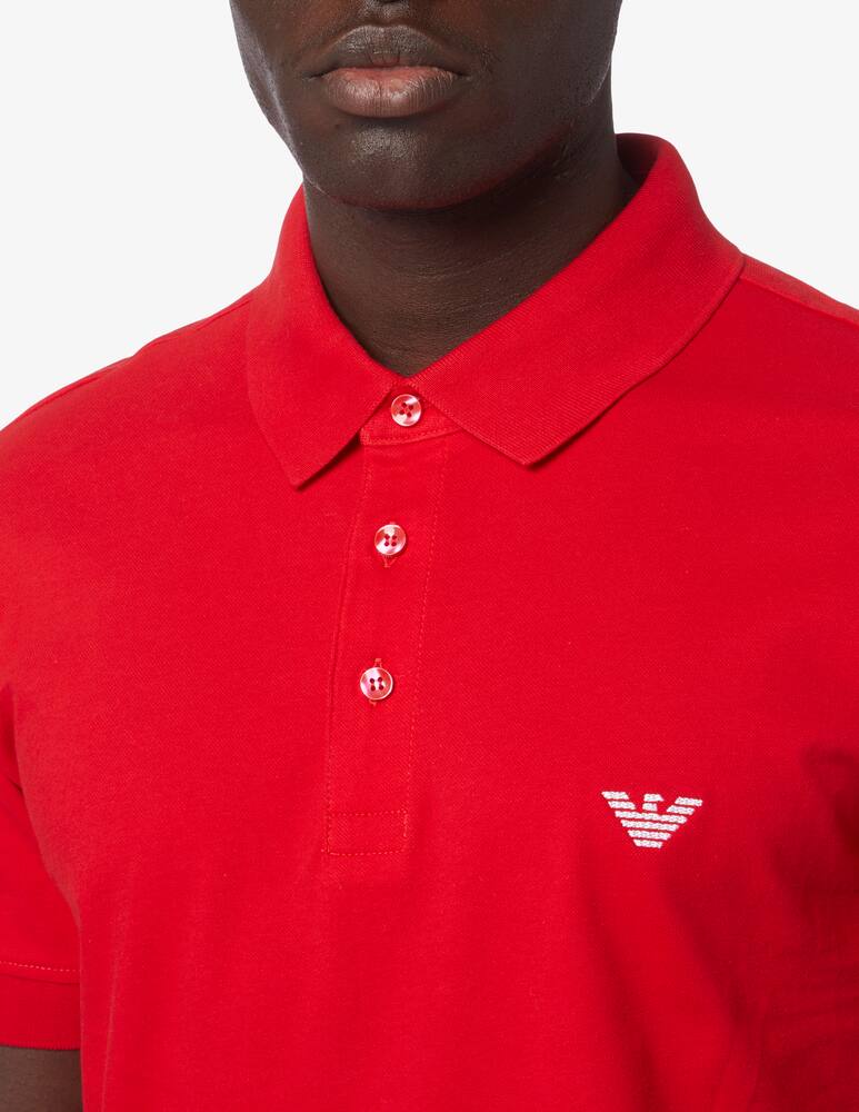 rinascente Emporio Armani Cotton polo Red